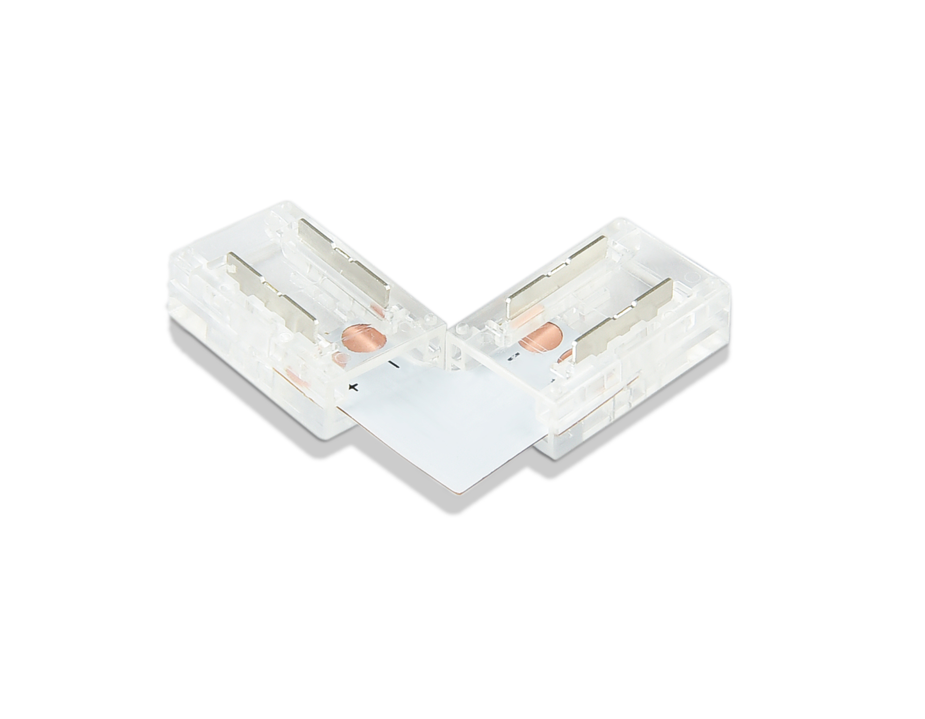 Соединитель угловой AMBRELLA GS6851 L COB 12/24V для лент 8mm (2 конт.) (5шт)