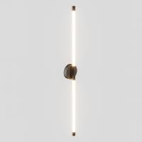 Бра ИМИДЖ PLW-7048-1000SBK двойное LED 14W, матовый черный 