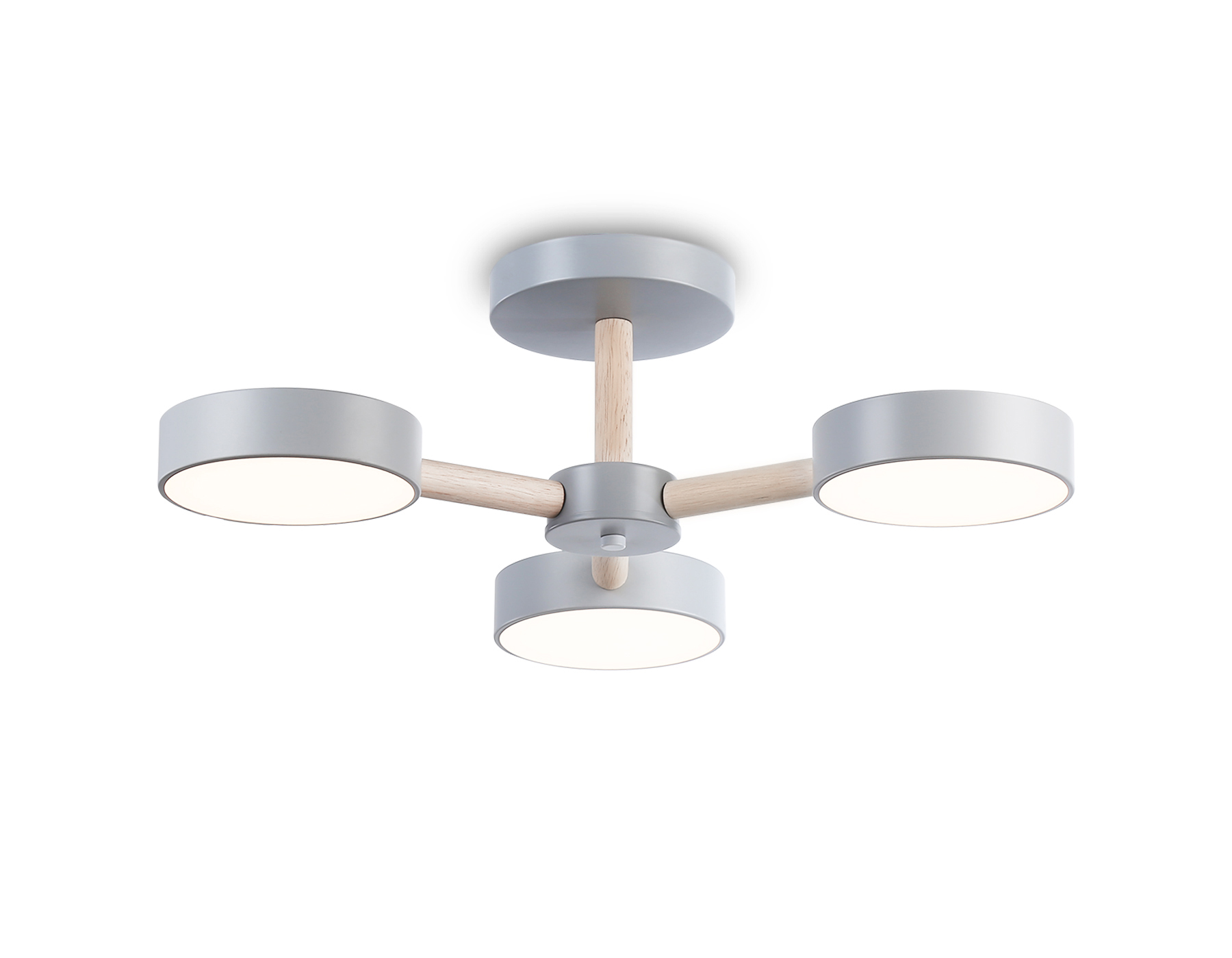 Светильник Ambrella FL4822/3 GR серый 3000K-6400K 40W D580*160 (ПДУ ИК)