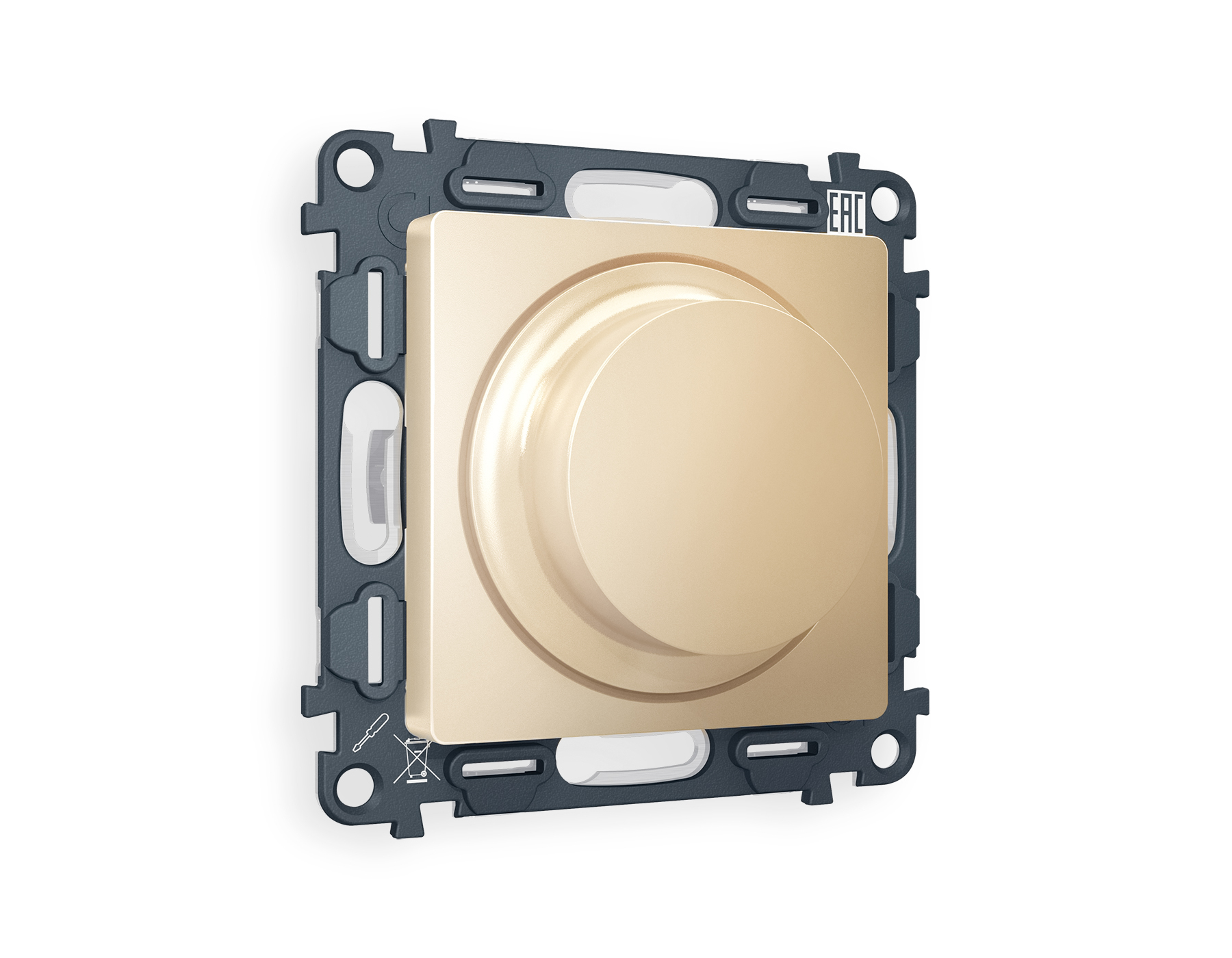 MA605510 Комплект механизма светорегулятора ALFA Шампань 25-600W/LED 5-300W QUANT (AP6055,VM136)