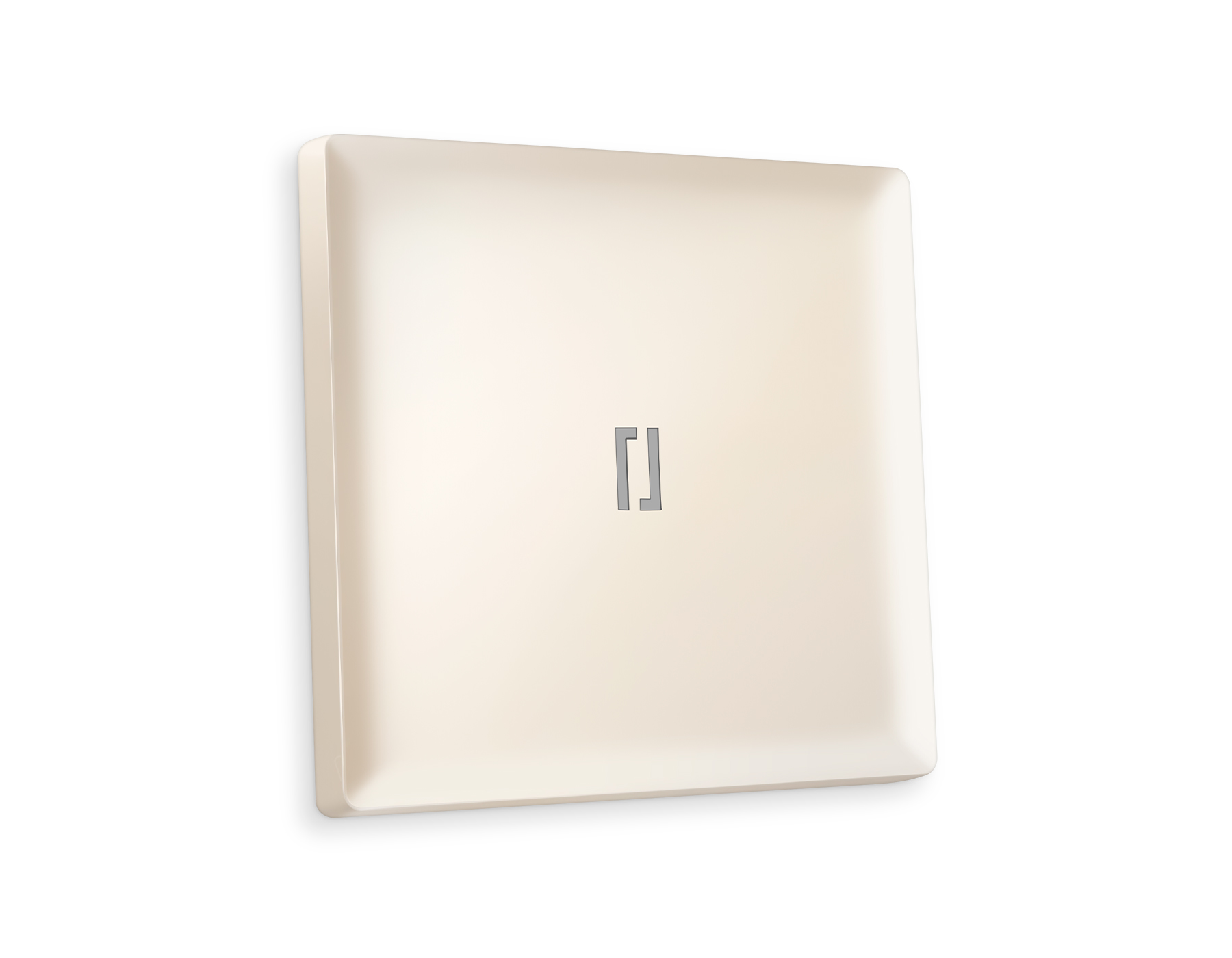 AP3220 Лицевая панель ALFA (Бежевый матовый) для 1-кл  выключателей с подсветкой QUANT