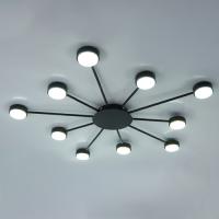 Люстра ESTARES BINNA 10xGX53 R-950x40-BLACK-220-IP20