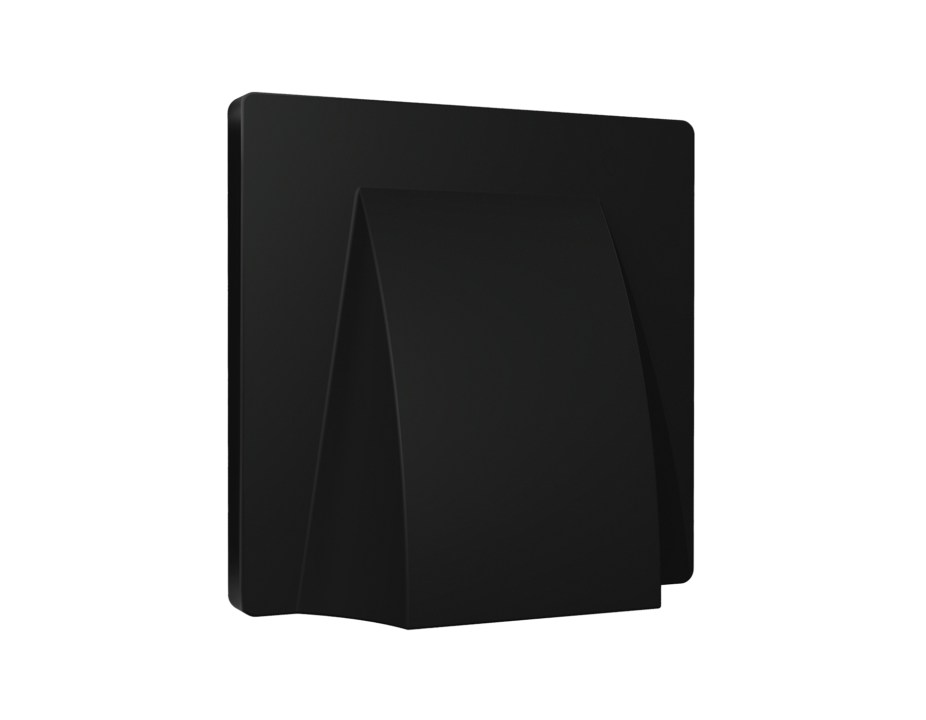 AP8158 Лицевая панель ALFA (Черный матовый) для вывода кабеля QUANT