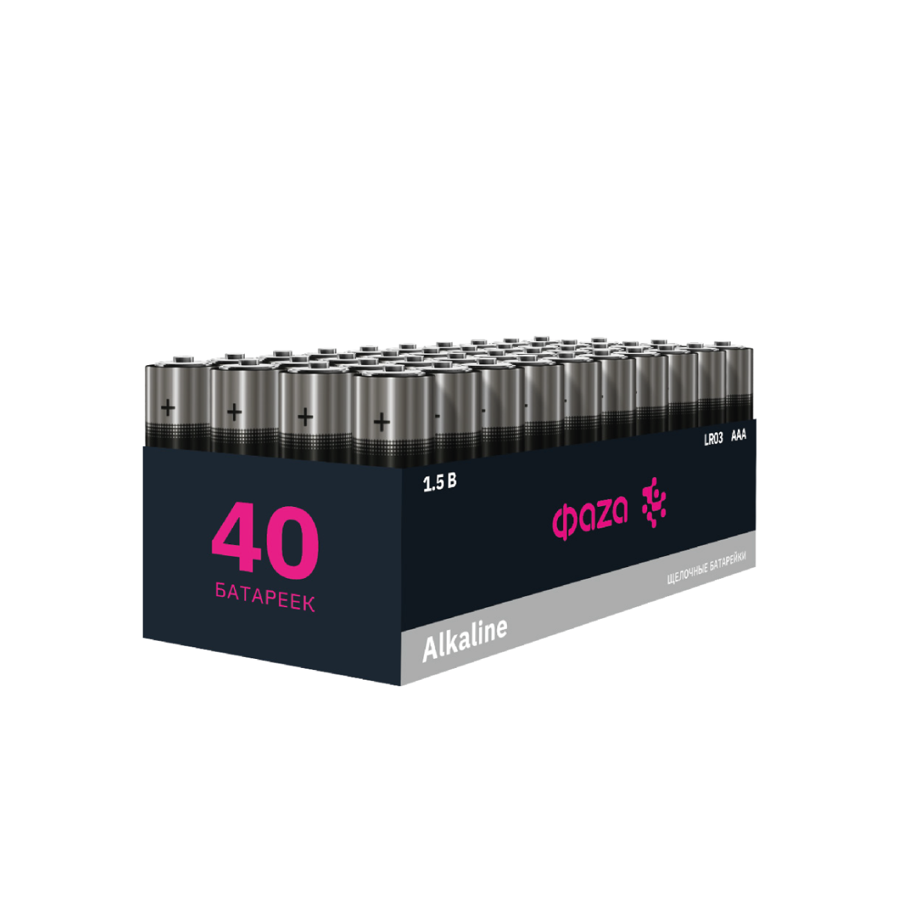 Батарейка ФАZA LR03A-P40 Alkaline Pack-40 (40/480)
