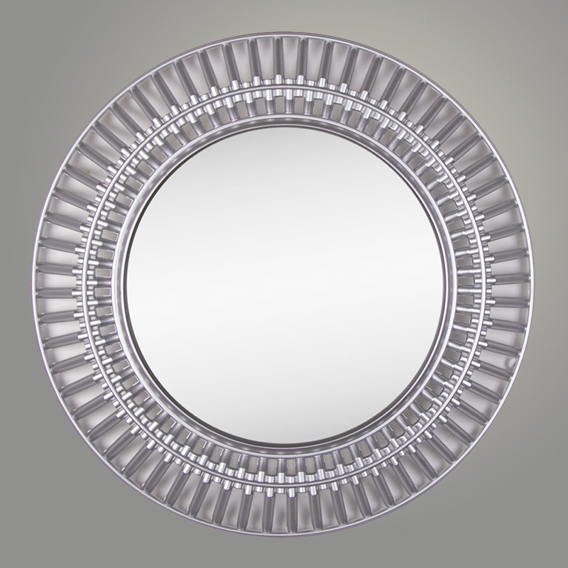 Зеркало настенное 5029-Z1 серебро d51см