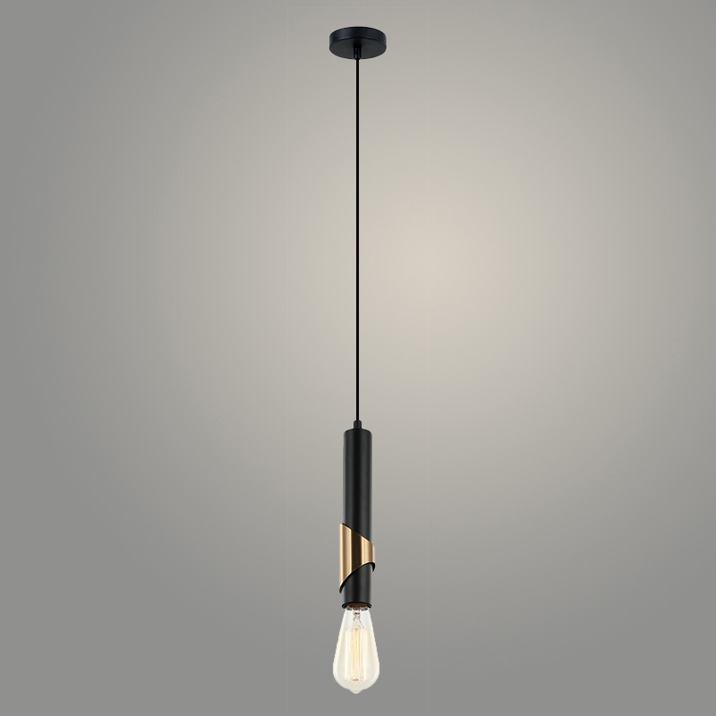 Подвес MDM4265/1HQ BK+BRO черный/коричневый 1х60W E27 d65 h1310, XLD22