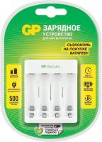 Зарядное устройство GP Е411 USB, 4 слота, без аккумуляторов