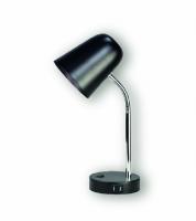 Светильник настольный Фарлайт "Modern office" с USB черный Е14 