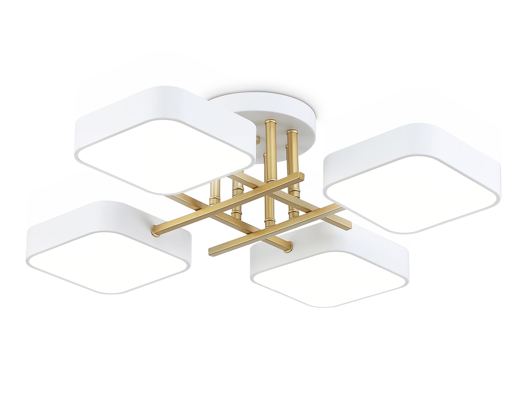 Светильник светодиодный подвесной AMBRELLA FL516341/4 WH/GD белый/золото 72W 3000-6000K (без ПДУ)