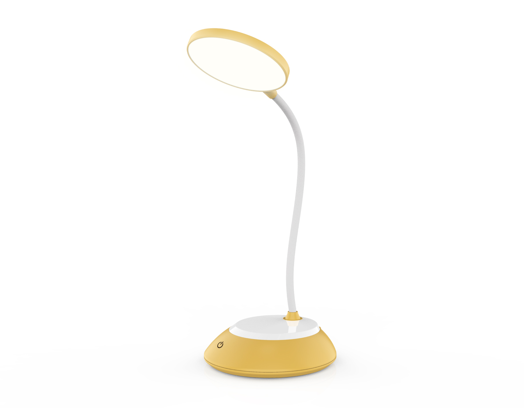 Светодиодная настольная лампа AMBRELLA DE602 YL/WH желтый/белый LED 2800-6500K 5W аккум.бат