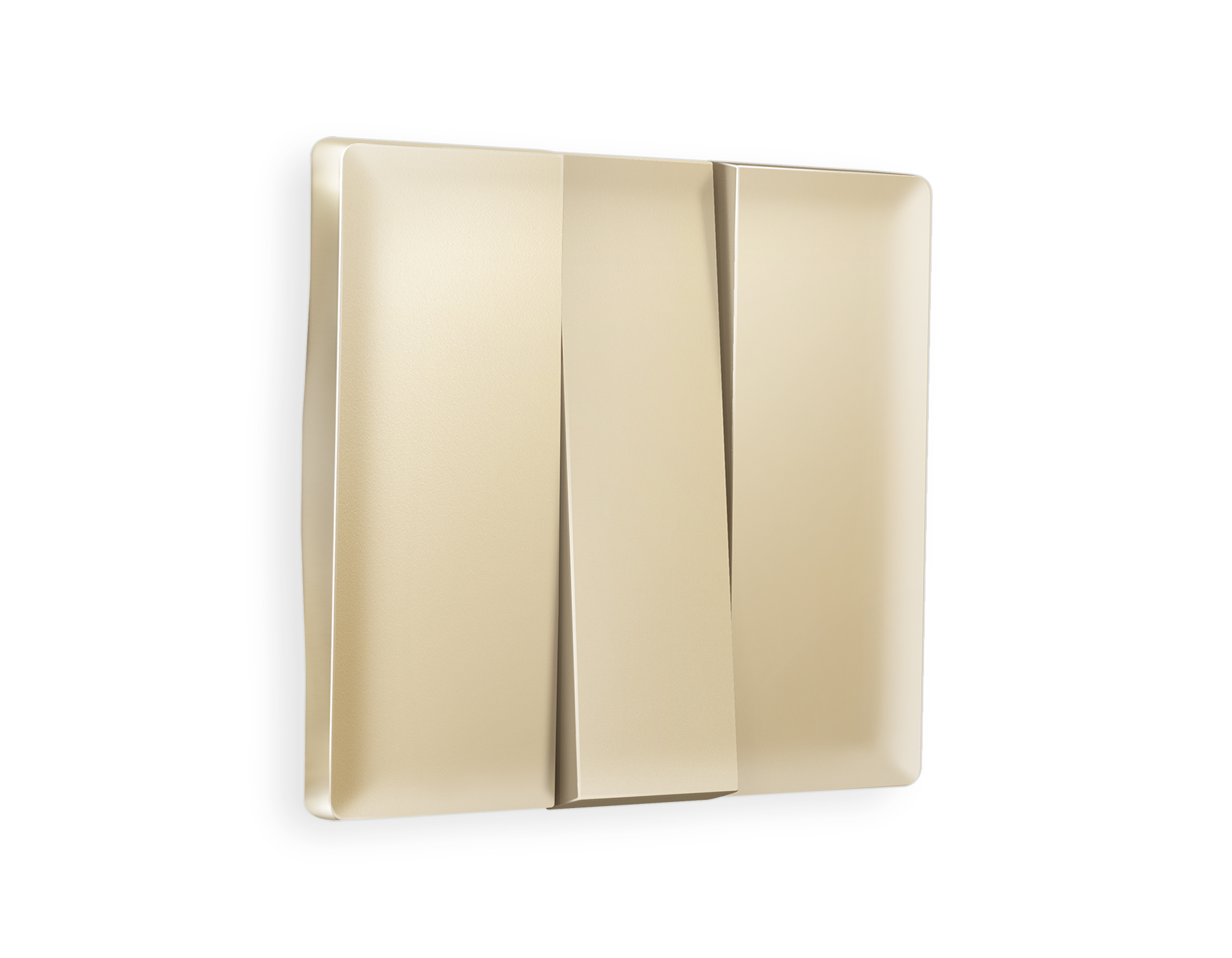 AP6050 Лицевая панель ALFA (Шампань) для 3-кл выключателей QUANT