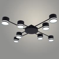 Люстра XI3765/8 BK черный 8х15W GX53 d840 h90, HN25