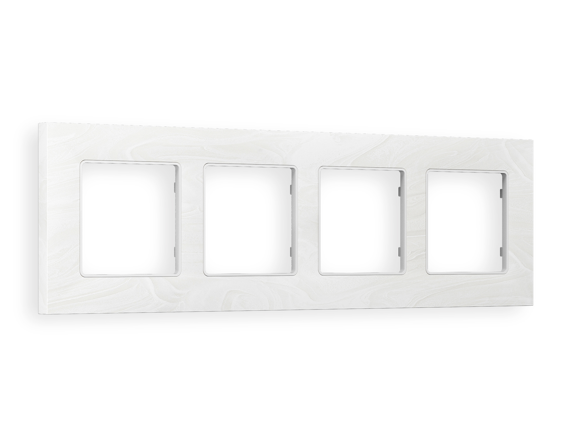 AF930104 Рамка ALFA Grand (Белый мрамор) 4-ая