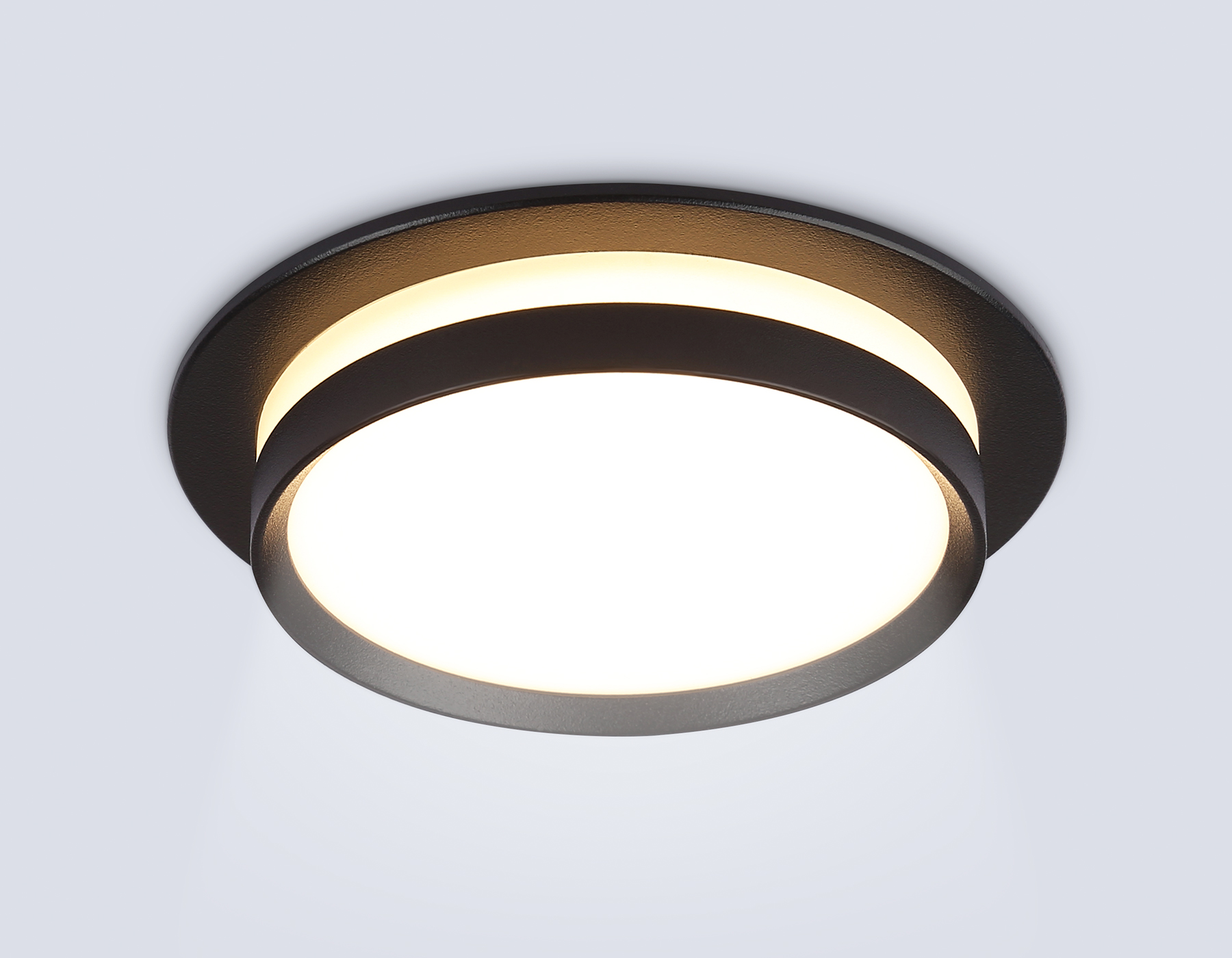 Светильник встраиваемый AMBRELLA TN5215 BK черный GX53 max 15W D105*40