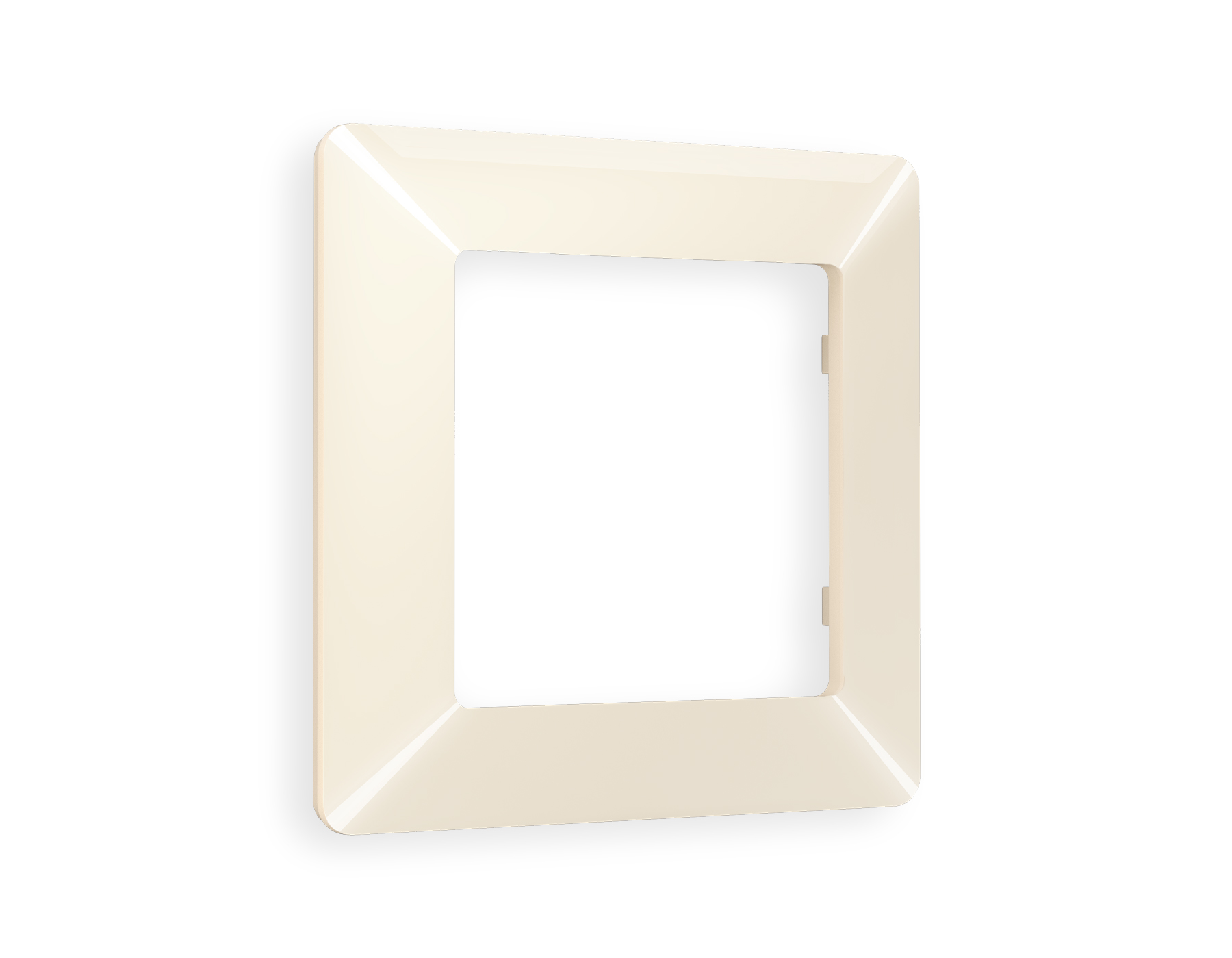 AF110301 Рамка ALFA Line (Бежевый глянец) 1-ая