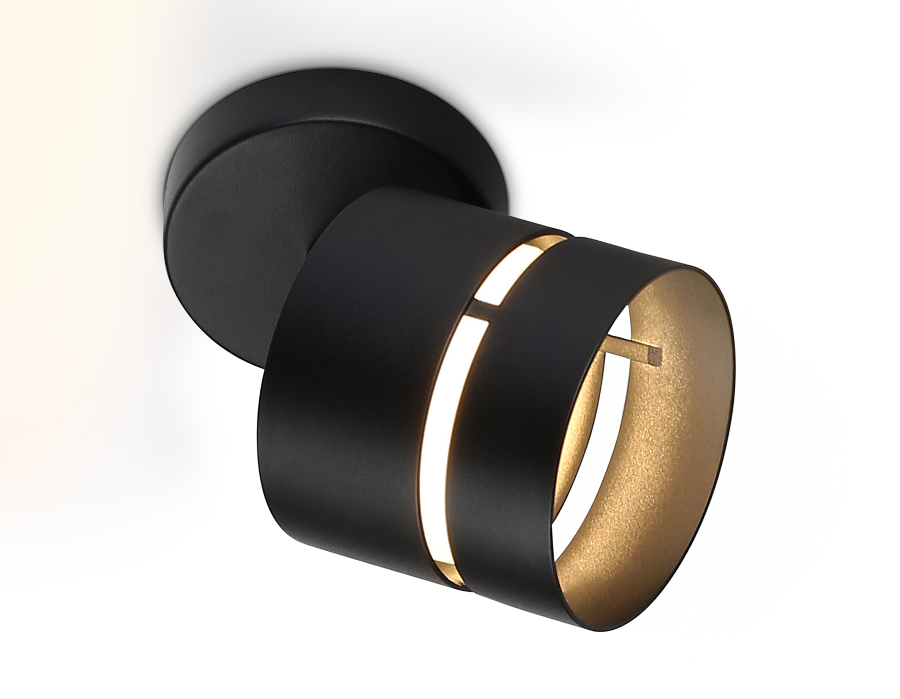 Светильник накладной AMBRELLA TN71056 BK черный GX53 max 12W D85*145 поворотный