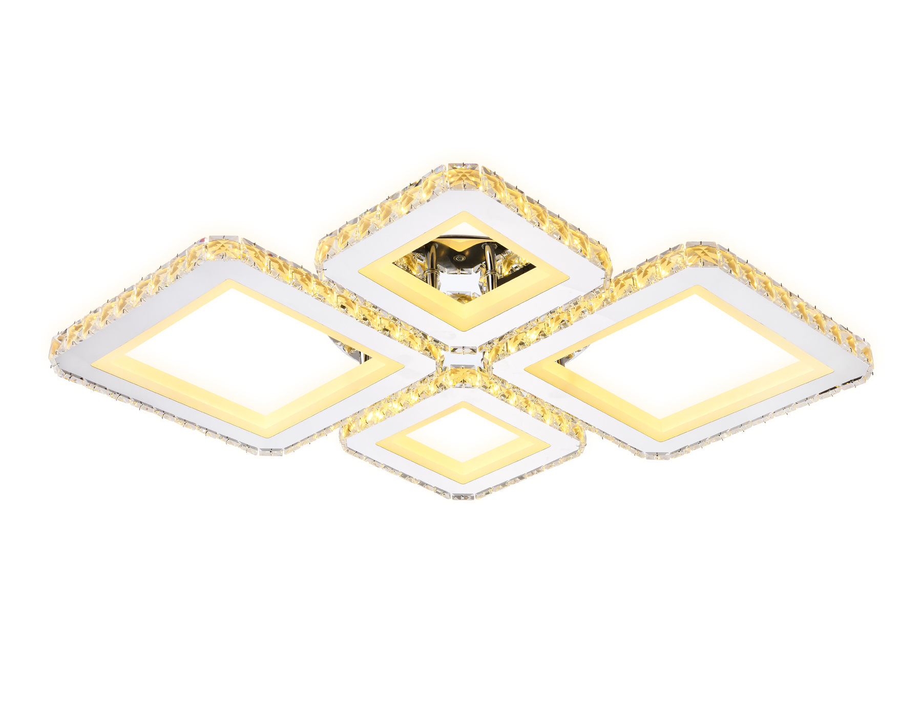 Светильник Ambrella FA1726/4 CH хром 3000K/4200K/6400K 108W 690*550*100 (ПДУ РАДИО 2.4G)