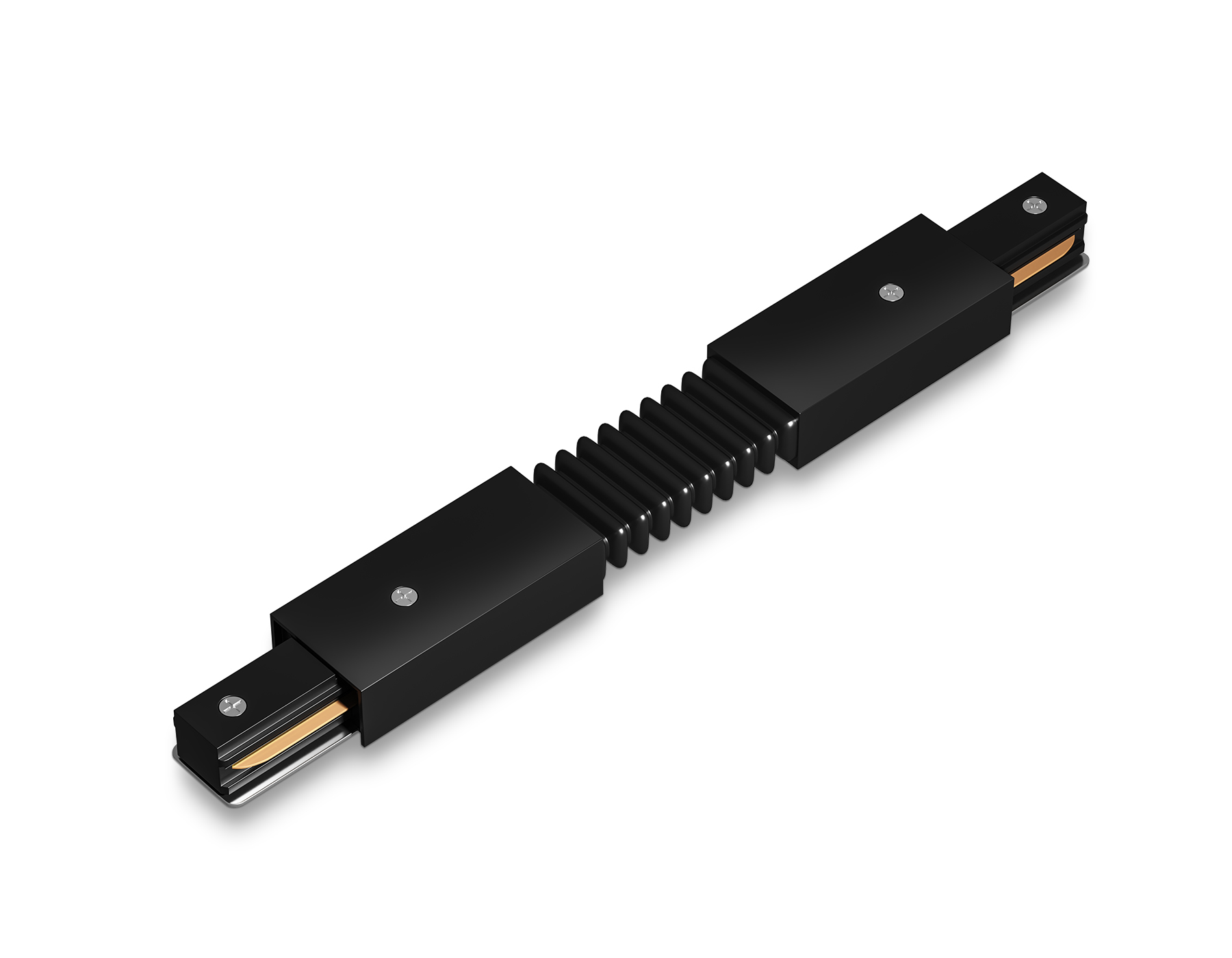 Коннектор гибкий для однофазного шинопровода Standard 220V 285*35*20 GL7176 BK черный