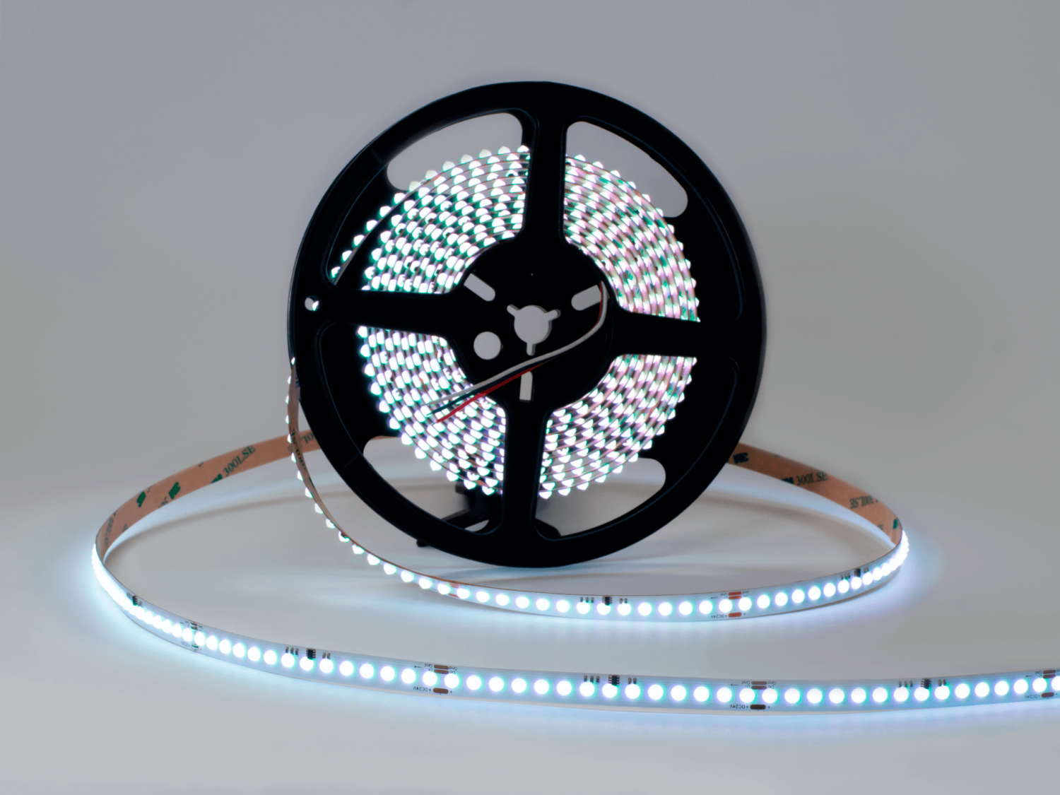 Светодиодная лента DOT, 140 LED/м, 11,52 Вт/м, 24В, IP20, Цвет: RGB Spi, SWG-DOT420-24-11.52-WS2811R