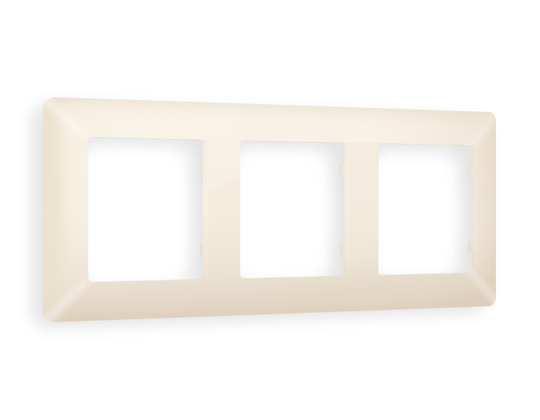 AF110333 Рамка ALFA Line (Бежевый матовый) 3-ая