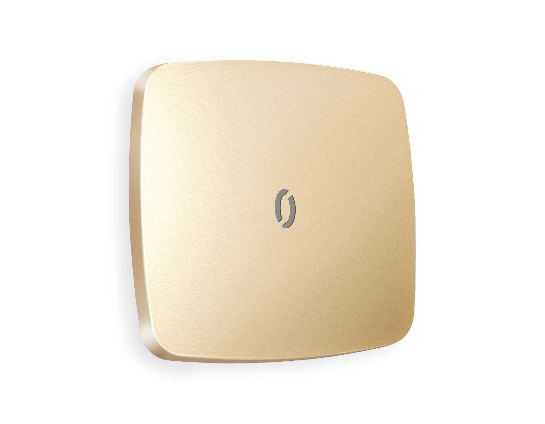 OP6020 Лицевая панель OMEGA (Шампань) для 1-клавишных выключателей с подсветкой QUANT