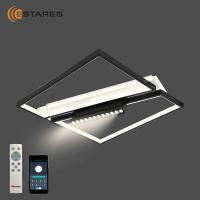 Люстра светодиодная ESTARES DAWN 90W 12DL SL-APP-510x450x120-BLACK/WHITE-220-IP20 Управляемая
