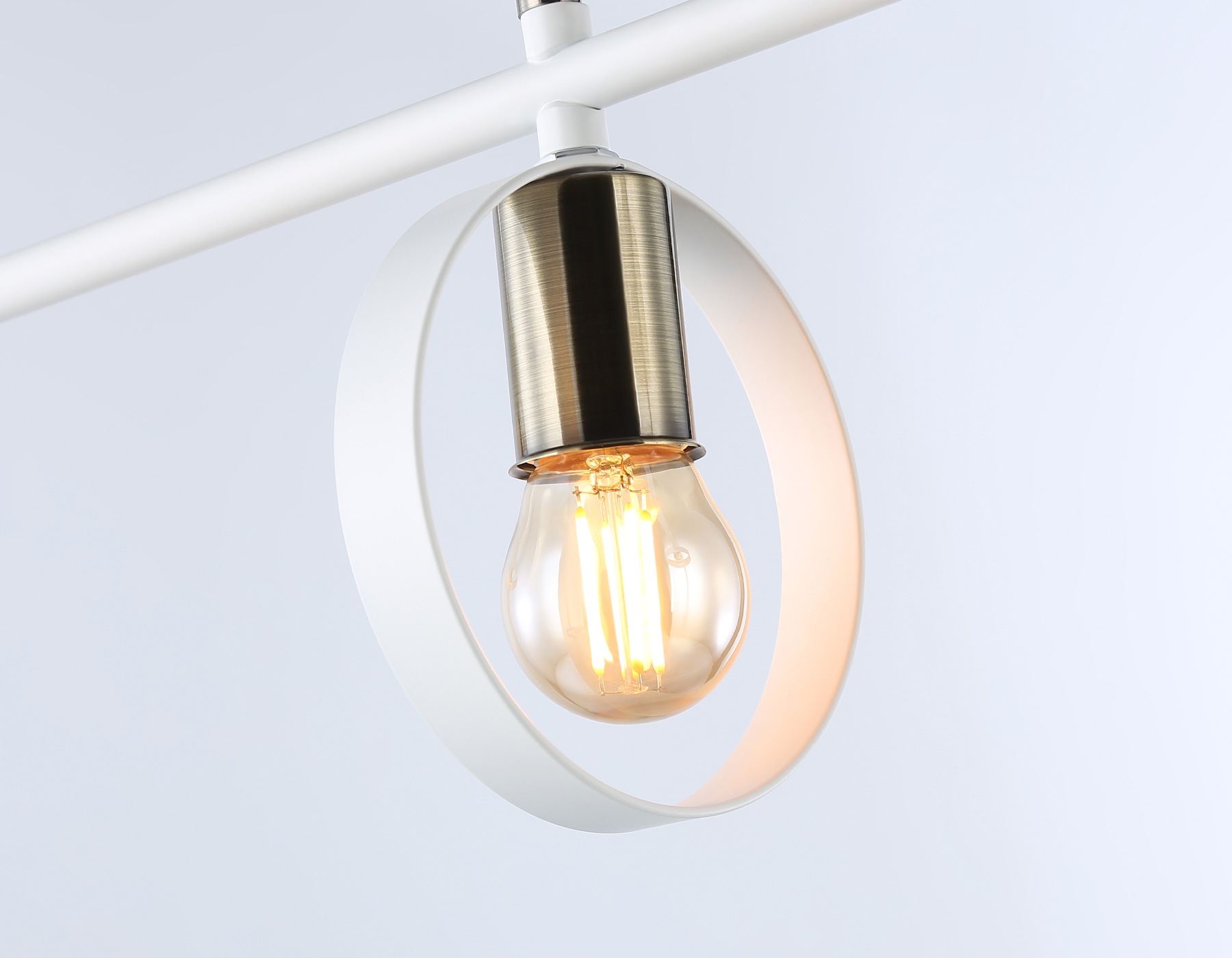 Подвесной светильник TR8228/3 WH/SB белый/бронза E27/3 max 40W 660*165*300