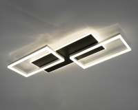 Управляемая светодиодная люстра SOLER 95W 3S-APP-842x392x70-BLACK/WHITE/WHITE-220-IP20