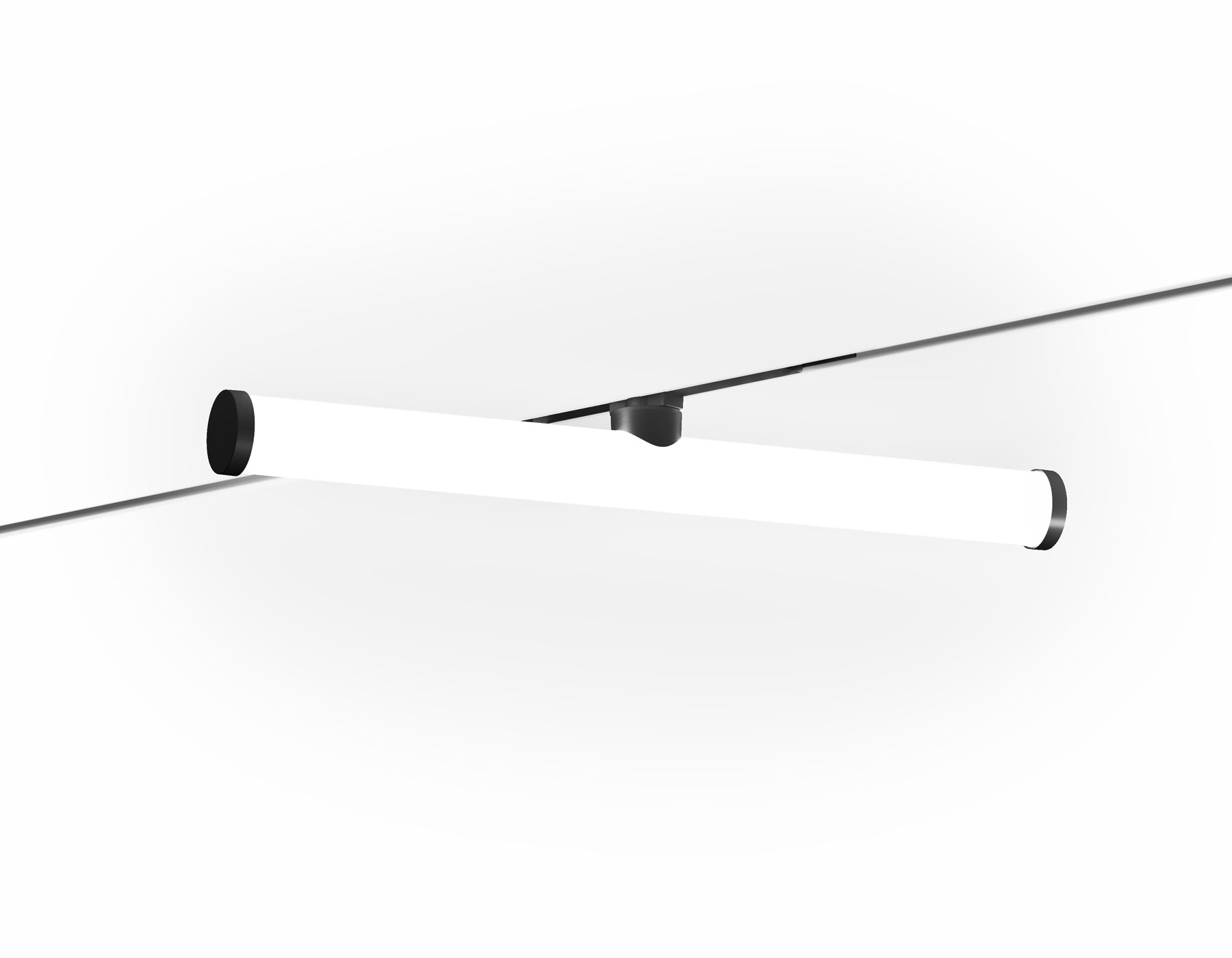 Светильник светодиодный трековый Magnetic 48V GL2370 BK IP20 10W 3CCT 3000/4200/6400K 48V 300*25*73 