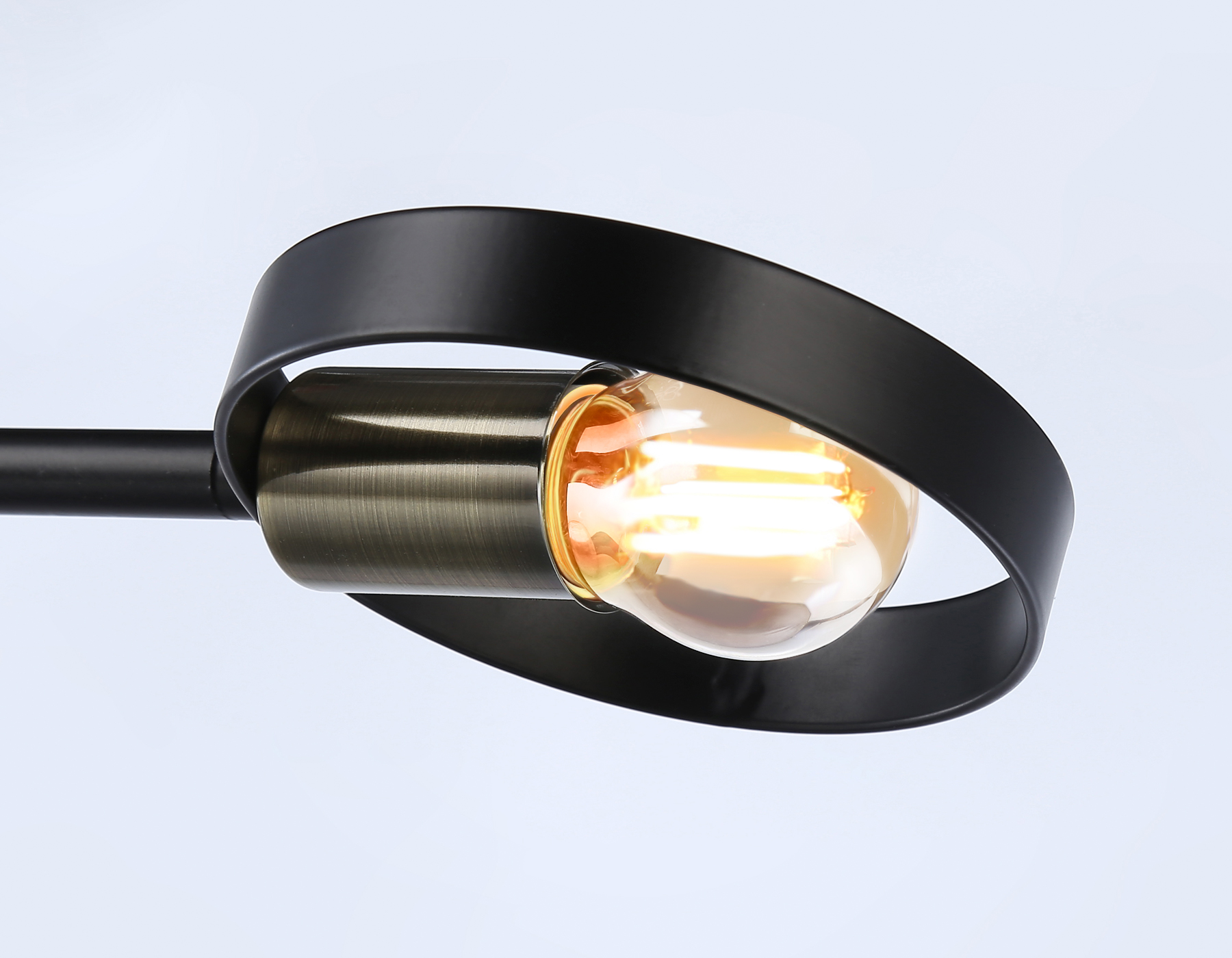 Подвесной светильник TR8225/2 BK/SB черный/бронза E27/2 max 40W 510*165*190