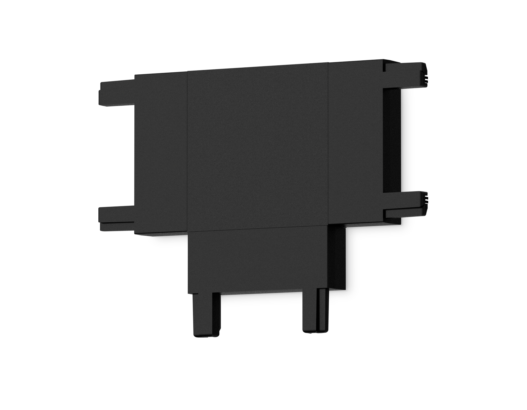 Коннектор T-образный для накладного шинопровода Magnetic Ultra Slim GV1122 BK черный 46*36*6