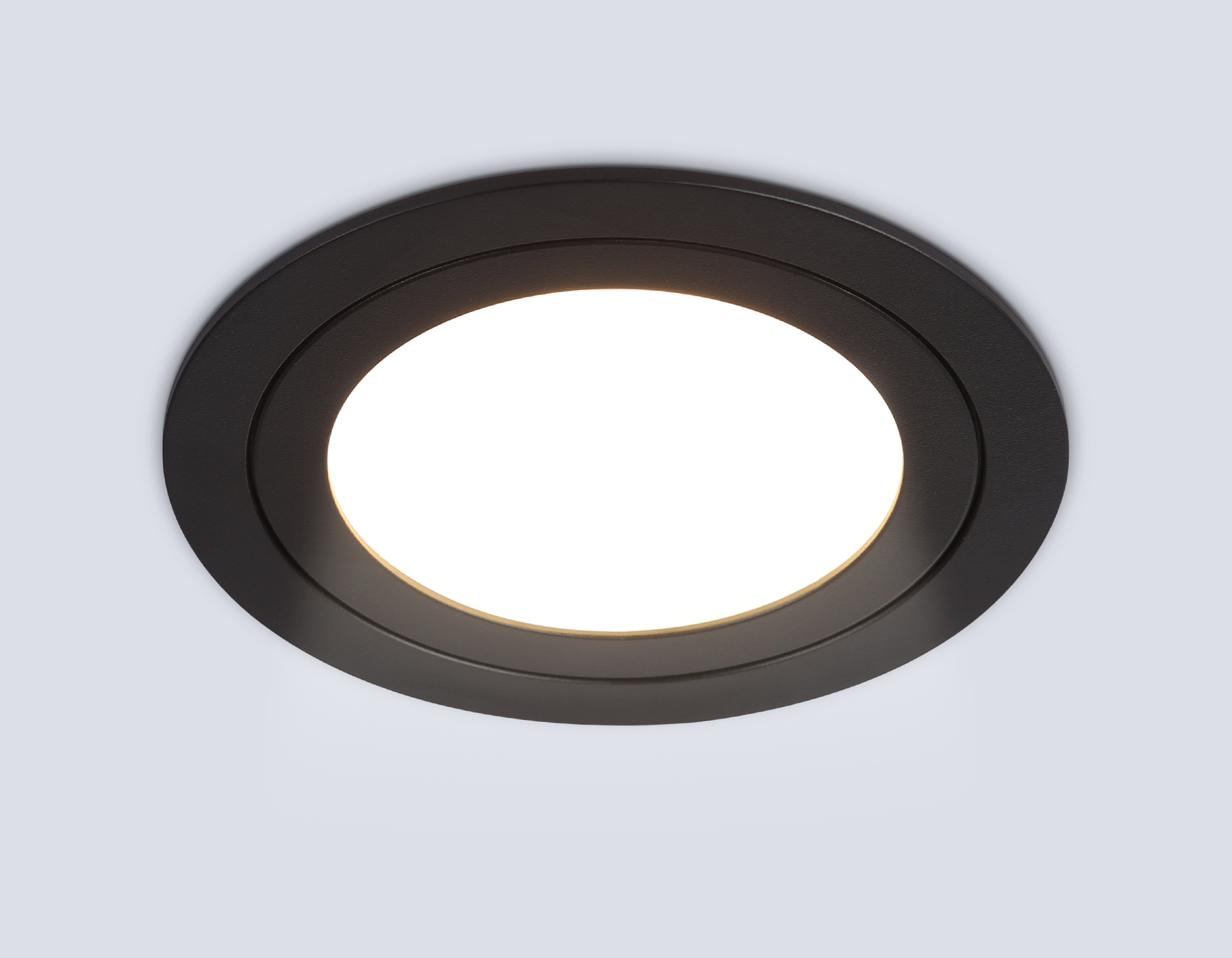 Светильник встраиваемый AMBRELLA TN6604 BK черный IP44 GX53 max 15W D110*23