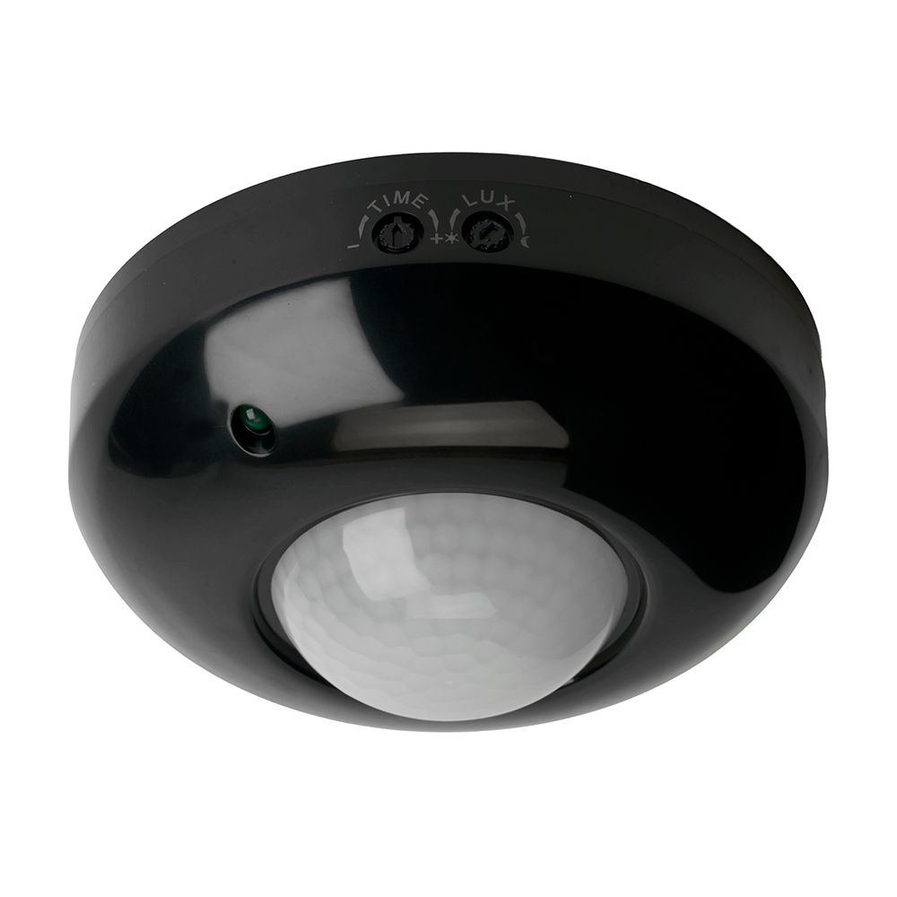 Датчик движения и освещенности 1200W 6m  120°(гориз.) 360°(верт.) черный SEN5/LX20B
