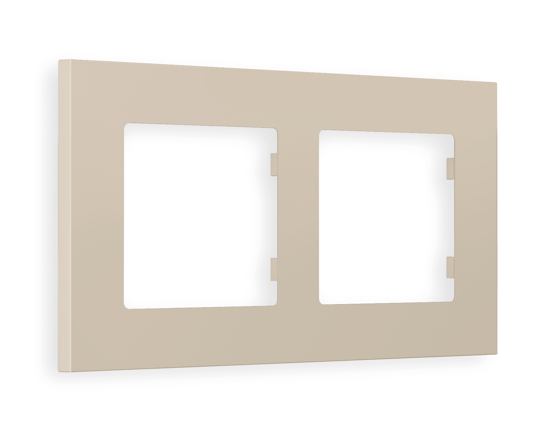 AF250362 Рамка ALFA Qubi (Серо-бежевый матовый) 2-ая
