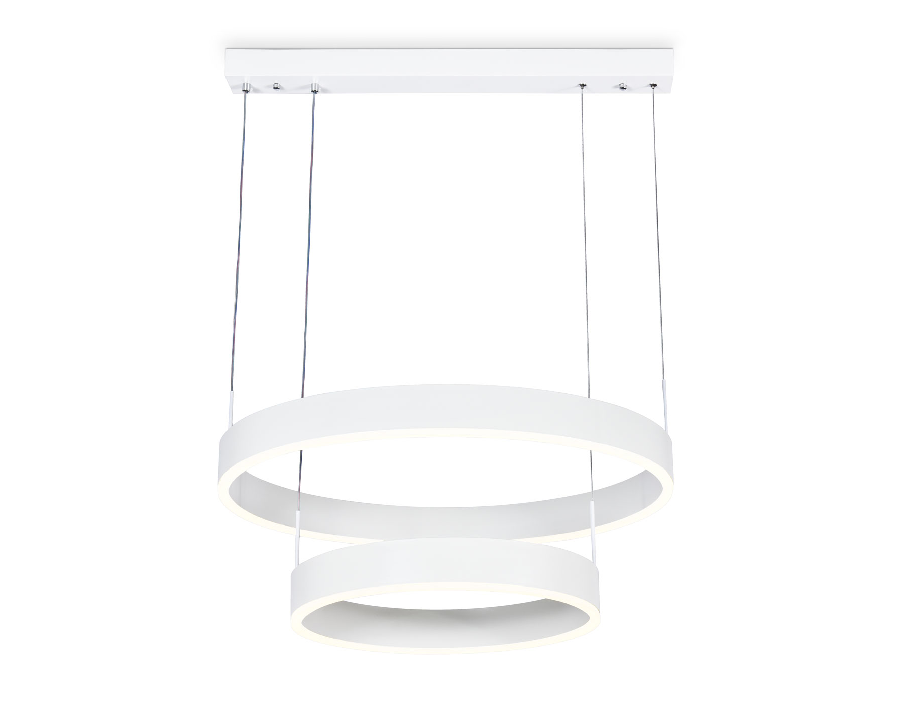 Светильник Ambrella FA6611/2 WH белый 85W D400/600*730 (ПДУ РАДИО 2.4G)