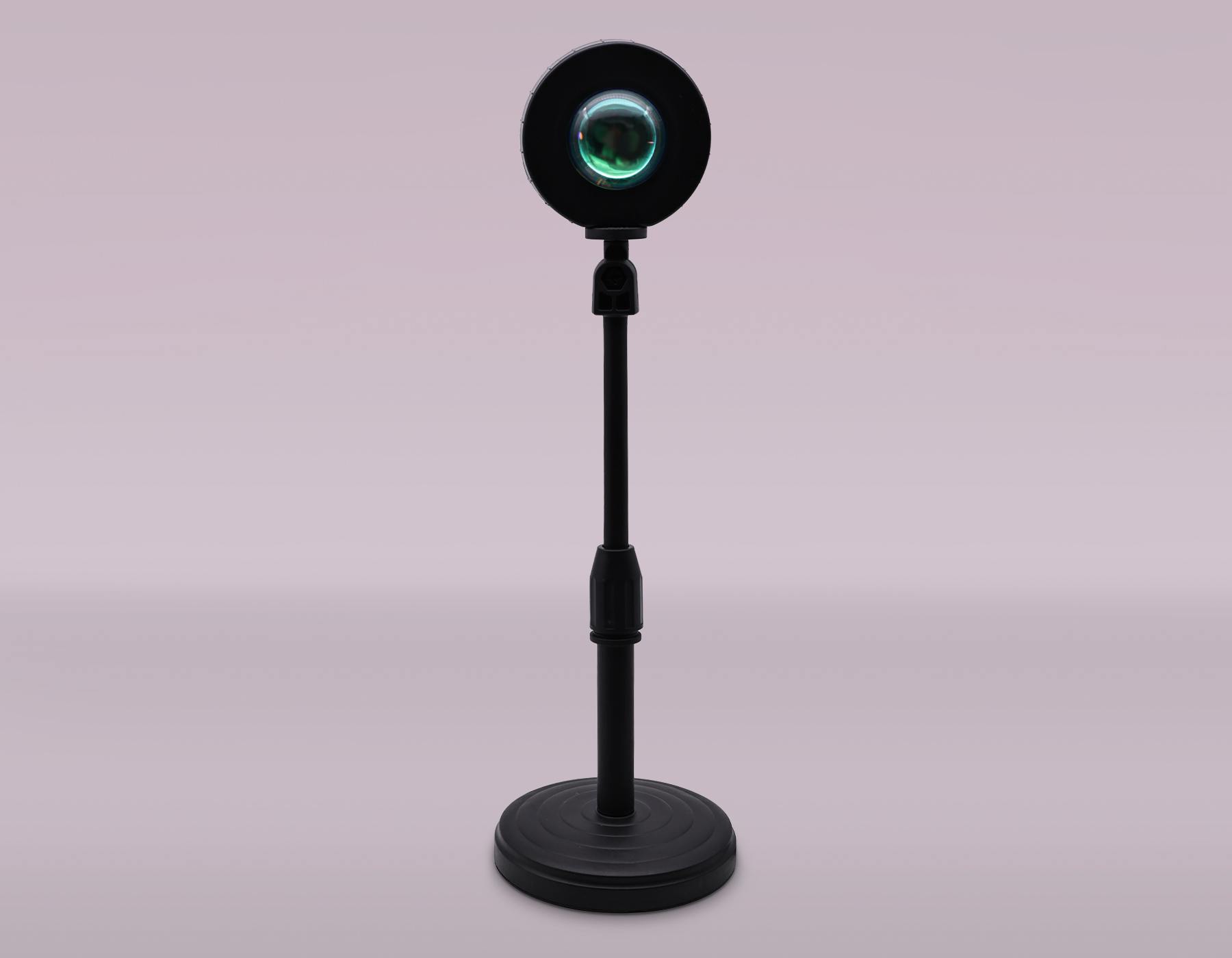 Светодиодная настольная лампа AMBRELLA DE8385 BK черный LED RGB 3W (ПДУ RGB) атмосф. с пультом