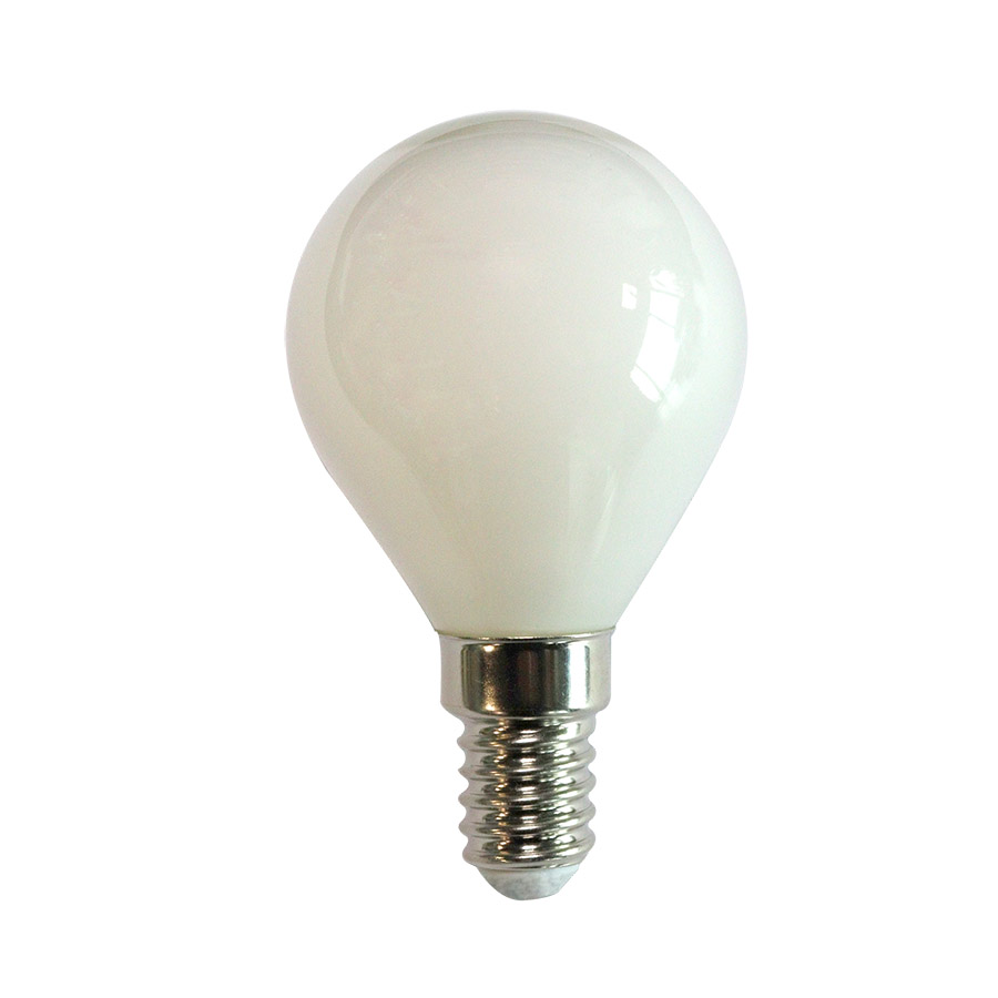 Лампа светодиодная филамент VOLPE LED-G45-6W/3000K/E14/FR/SLF серия Active