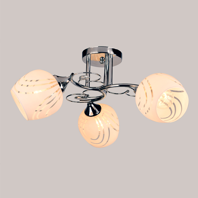 Люстра MH39011/3 CR хром 3х60W E27 d520 h240, HN19