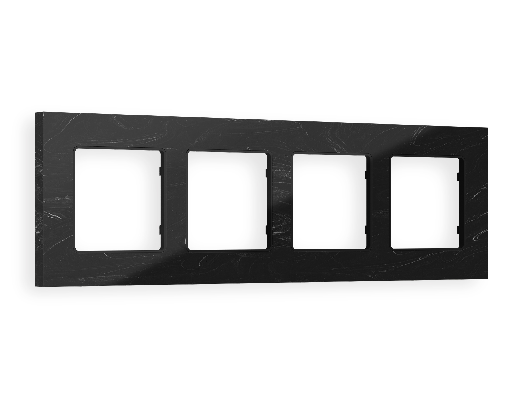 AF930704 Рамка ALFA Grand (Черный мрамор) 4-ая