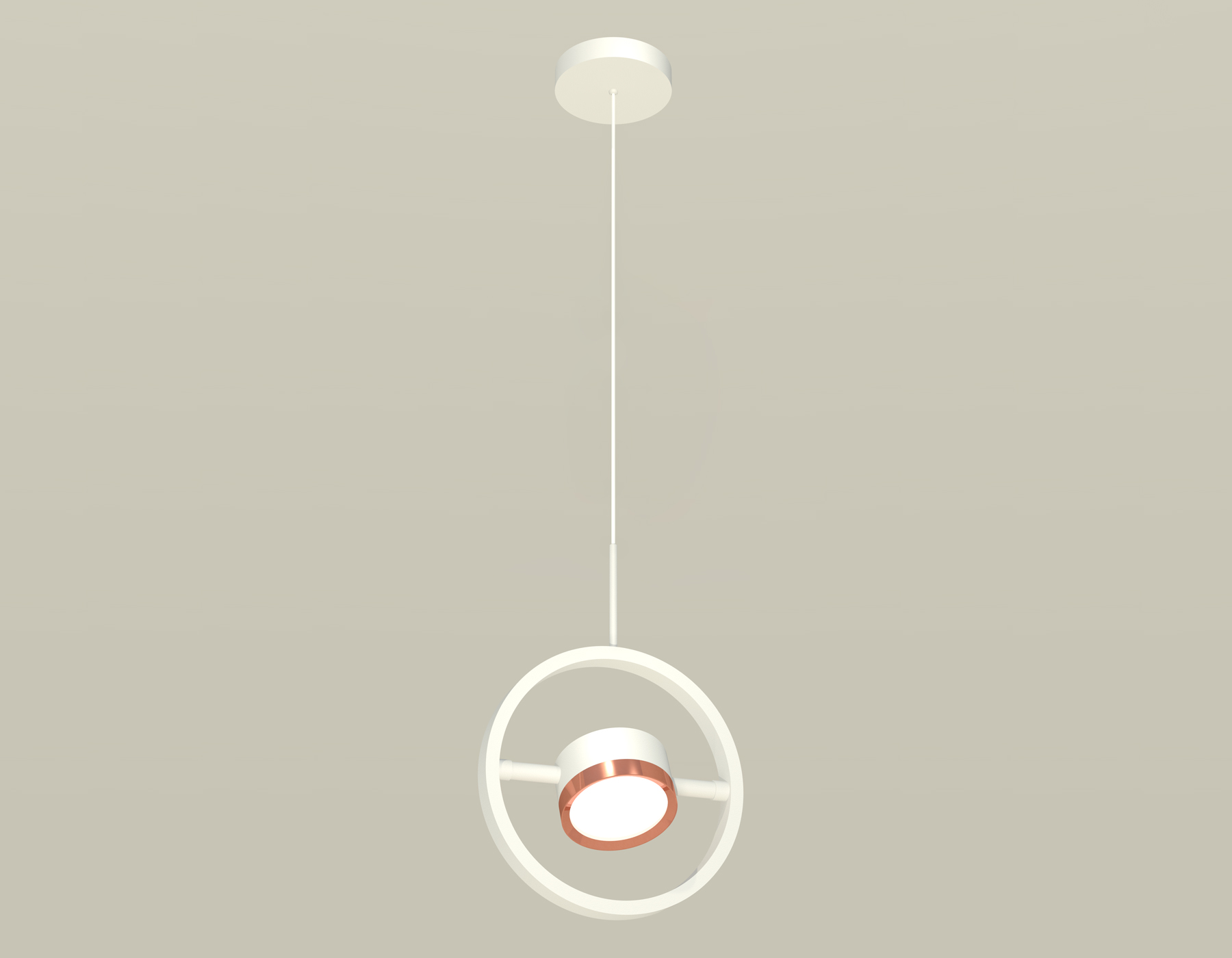 XB9111104 SWH/PPG белый песок/золото розовое полированное GX53 (C9111, N8126)