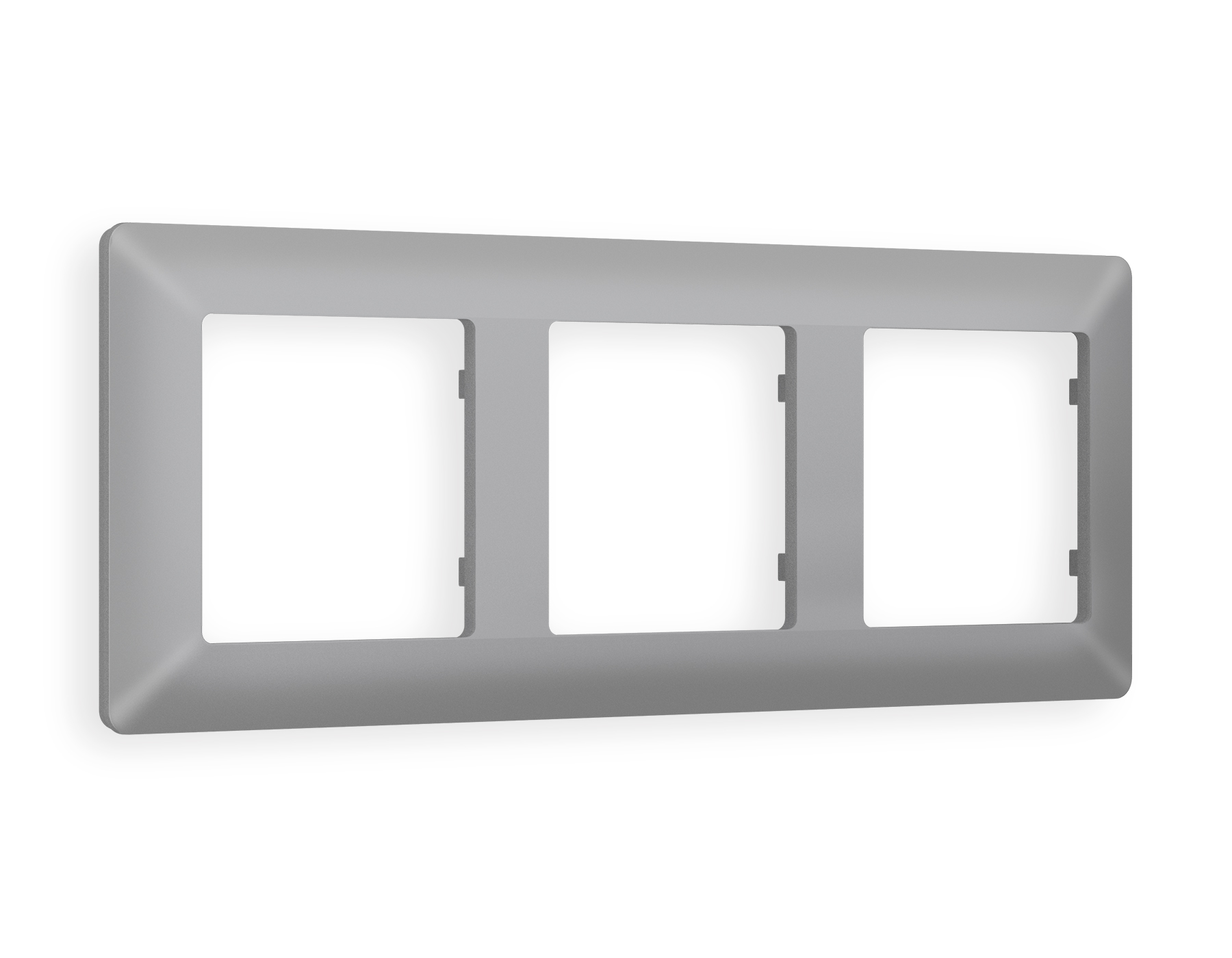 AF110503 Рамка ALFA Line (Сталь матовый) 3-ая
