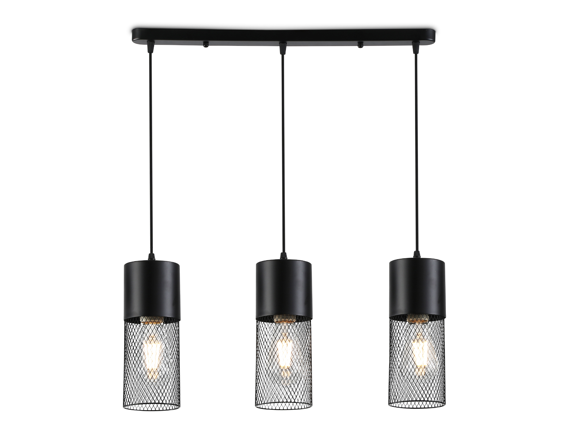 Светильник подвесной AMBRELLA TR8501/3 BK черный E27/3 max 60W 550*100*1000