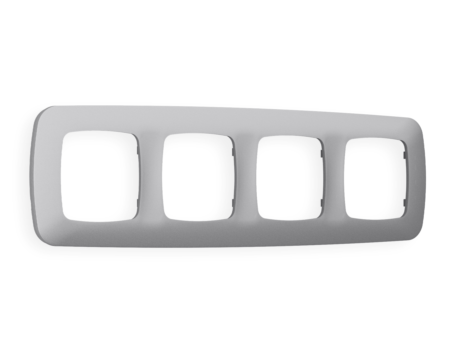 OF140504 Рамка OMEGA Ecta (Сталь матовый) 4-ая