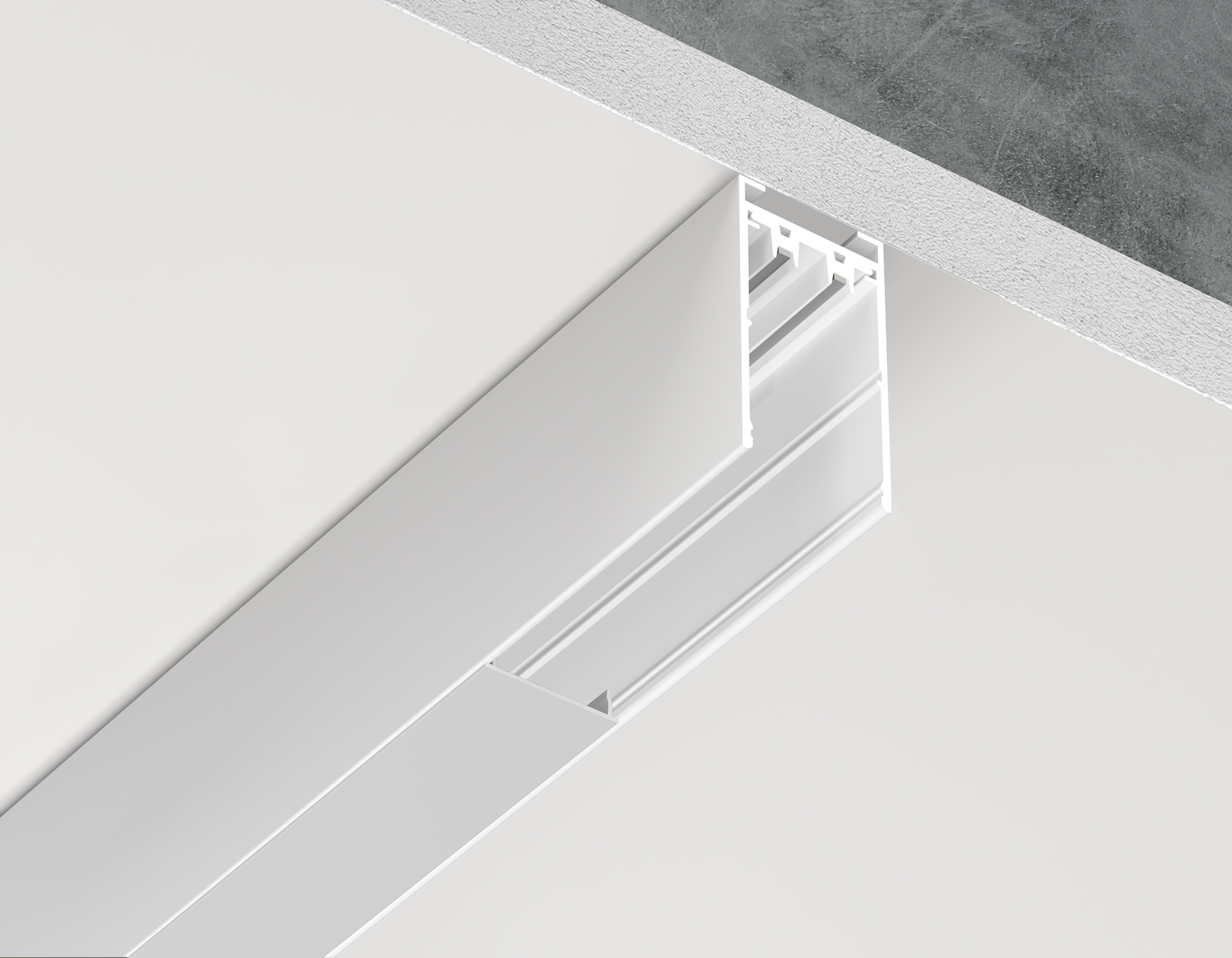 Шинопровод накладной Magnetic 220V GL1003 WH белый IP20 2000*30.6*56