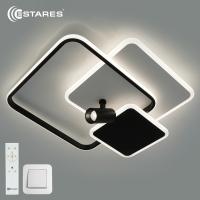 Светильник ESTARES ECLIPSE 95W 3S 1DL-RC-515x480x130-WHITE/BLACK/WHITE-220-IP20 Управляемый