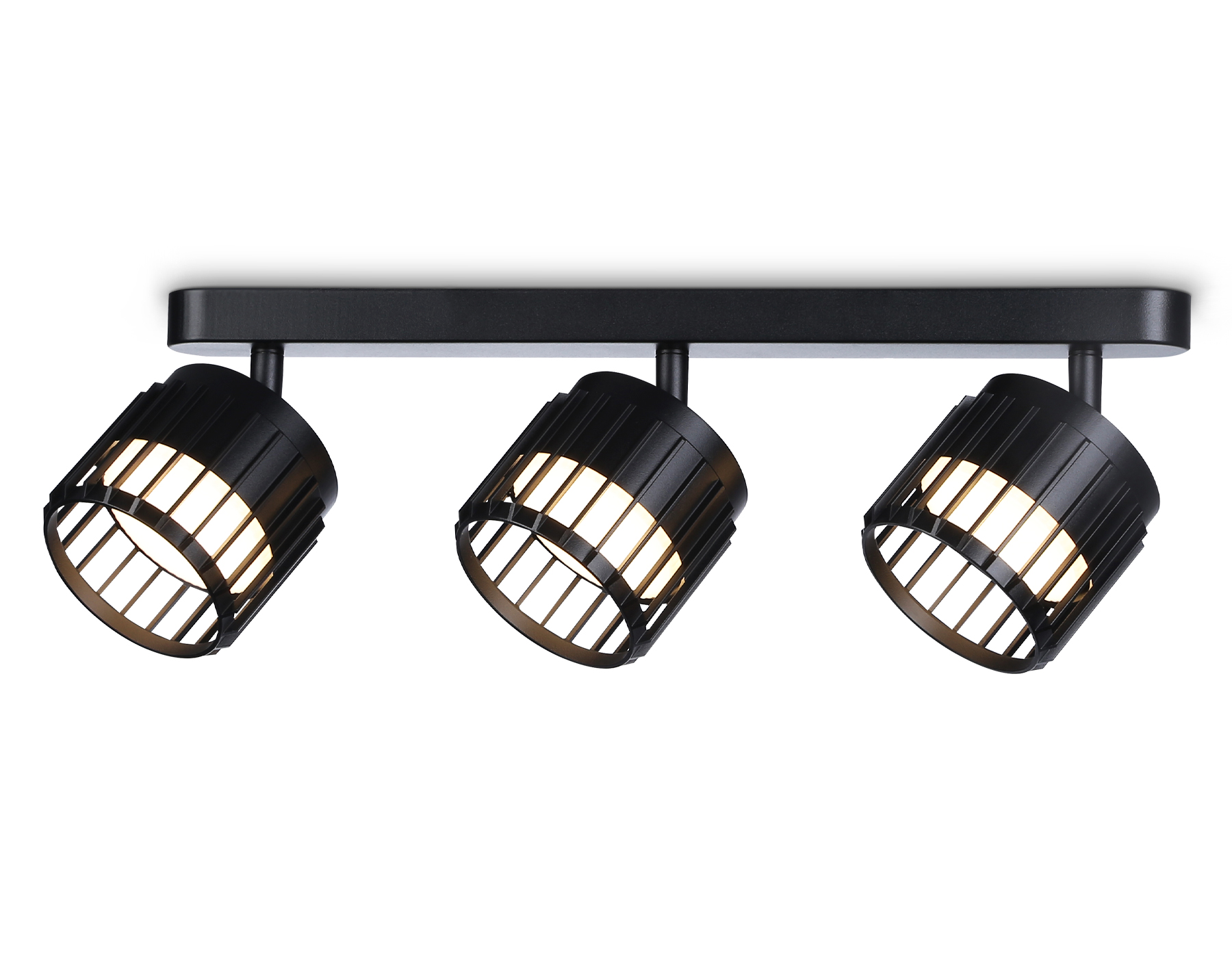 Спот накладной AMBRELLA TN71168/3 BK черный GX53/3 400*100*125 поворотный 