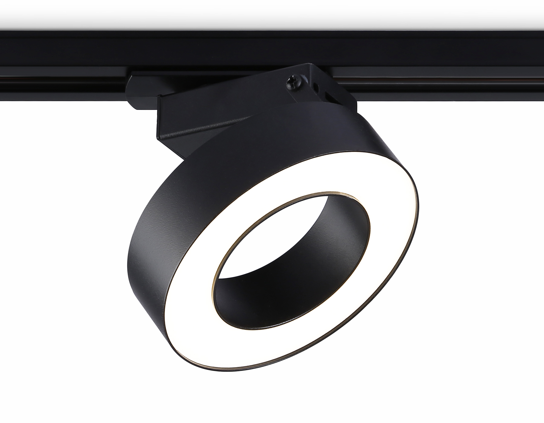 Трековый светодиодный светильник GL6868 BK черный LED 15W 4200K D115*80