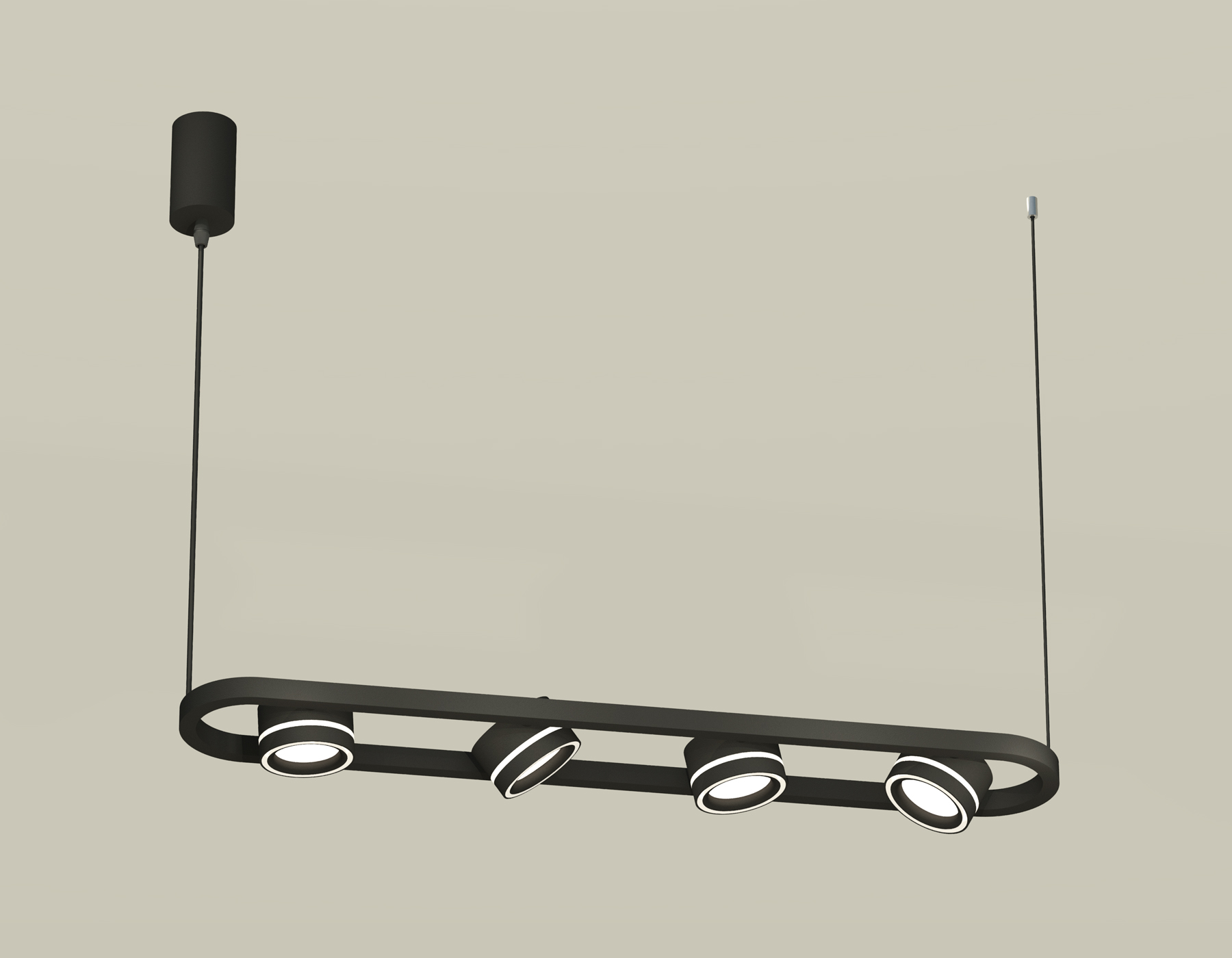 XB9164151/4 SBK/FR черный песок/белый матовый GX53 (C9164, N8434)