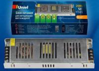 Блок питания UNIEL UET-VAS-250A20 12V IP20, 250Вт Металлический корпус
