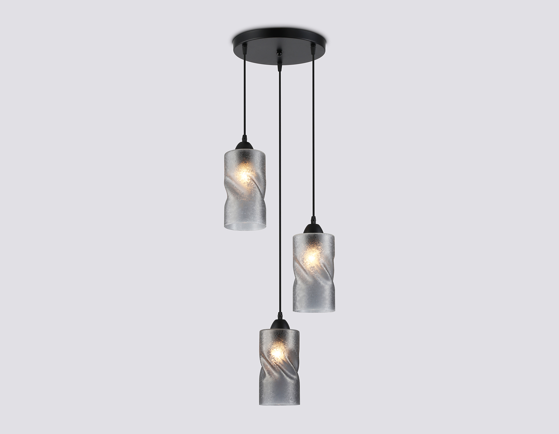 Светильник подвесной Ambrella TR3414/3 BK черный E27/3 max 60W D320*1000
